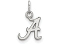 LogoArt Sterling Silver University Of Alabama Xs Pendant Necklace