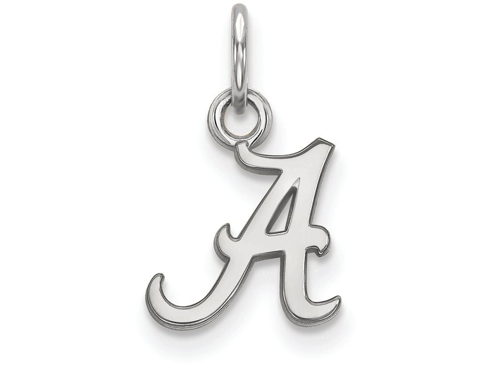 LogoArt Sterling Silver University Of Alabama Xs Pendant Necklace
