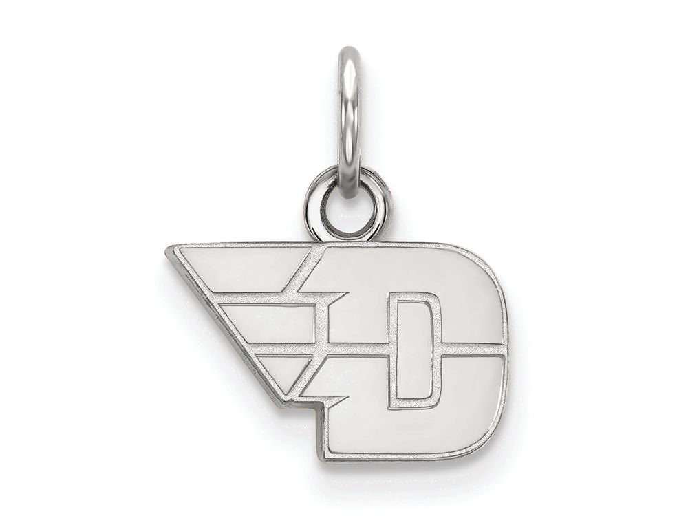 LogoArt Sterling Silver University Of Dayton Xs Pendant Necklace