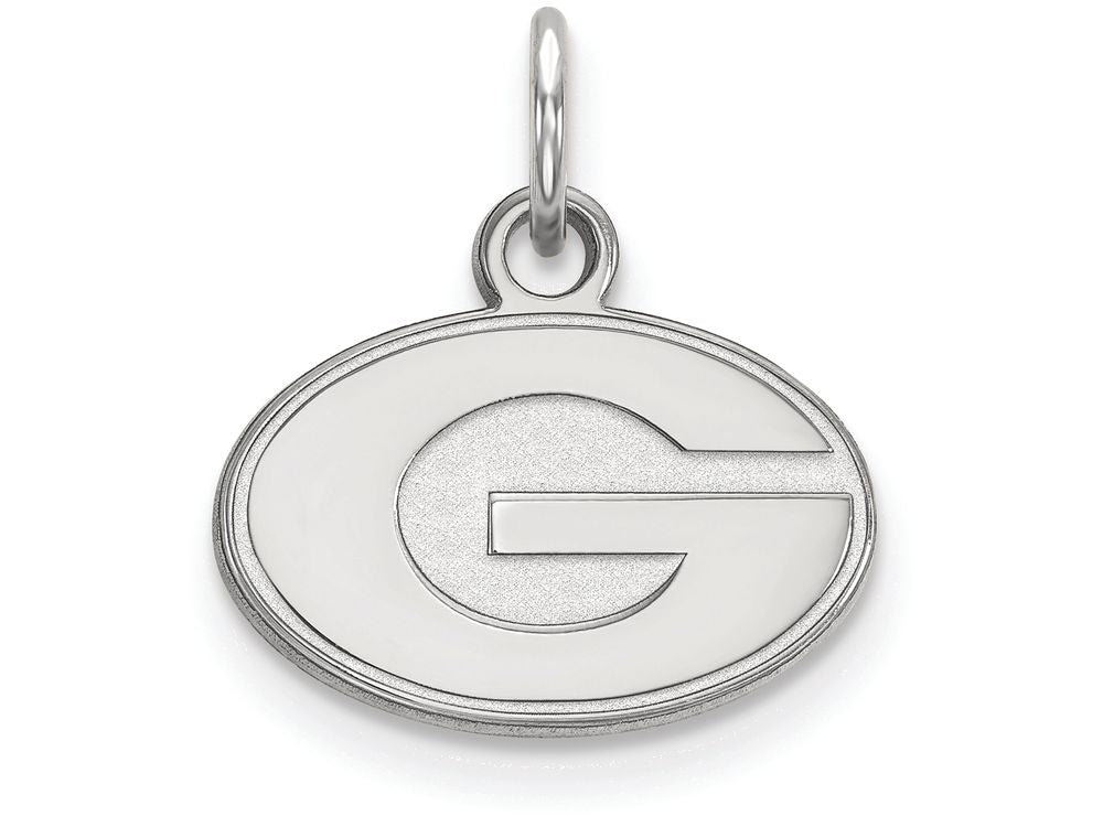 LogoArt Sterling Silver University Of Georgia Xs Pendant Necklace