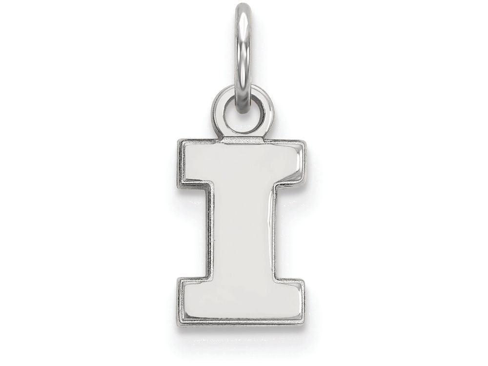 LogoArt Sterling Silver University Of Illinois Xs Pendant Necklace