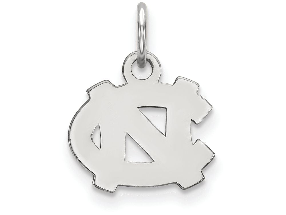 LogoArt Sterling Silver University Of North Carolina Xs Pendant Necklace