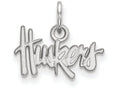 LogoArt Sterling Silver University Of Nebraska Xs Pendant Necklace