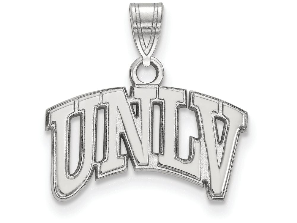 LogoArt Sterling Silver University Of Nevada Las Vegas Small Pendant Necklace