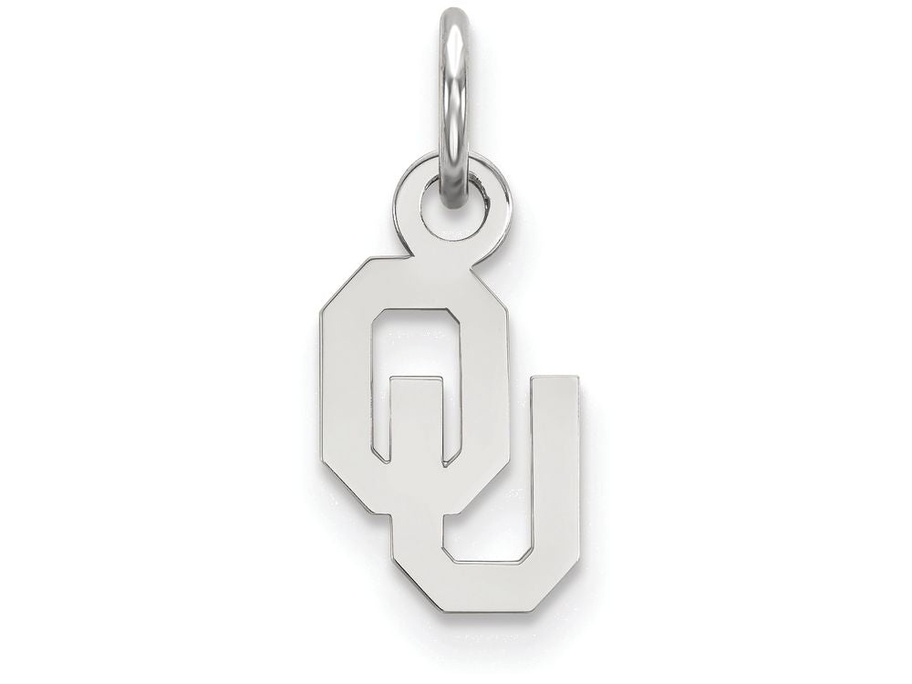 LogoArt Sterling Silver Oklahoma Xs Pendant Necklace