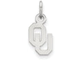 LogoArt Sterling Silver Oklahoma Xs Pendant Necklace
