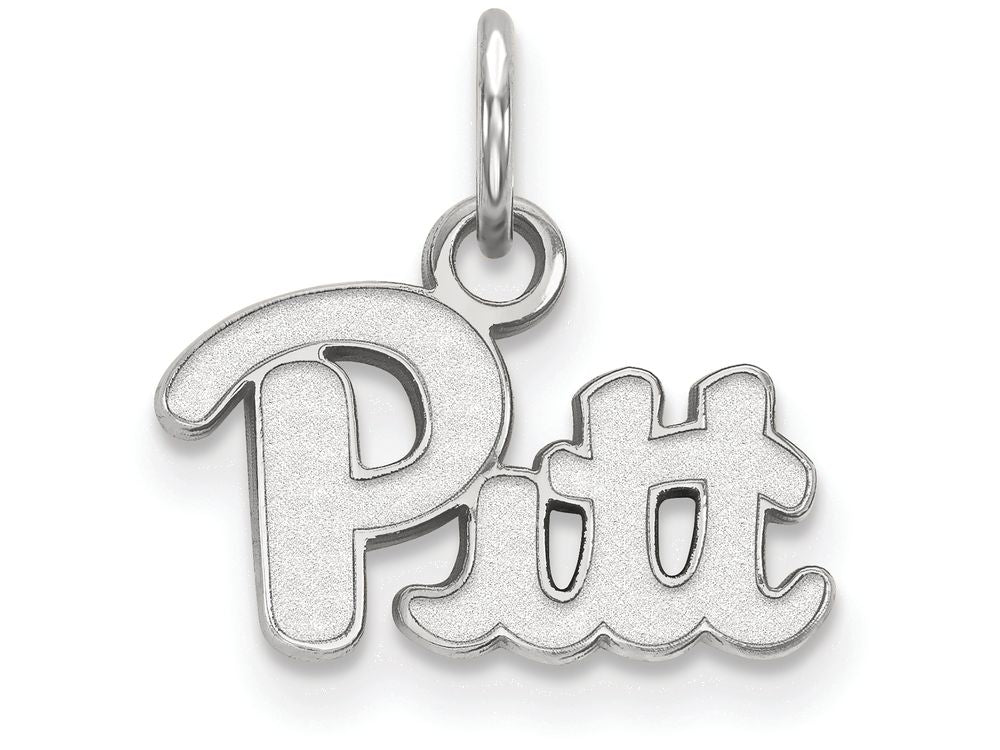 LogoArt Sterling Silver University Of Pittsburgh Xs Pendant Necklace