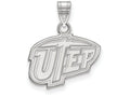 LogoArt Sterling Silver The University Of Texas At El Paso Small Pendant Necklace