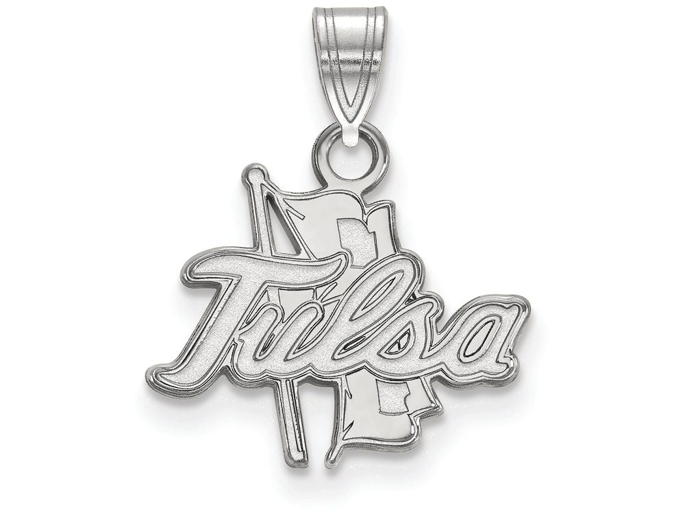 LogoArt Sterling Silver The University Of Tulsa Small Pendant Necklace