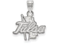 LogoArt Sterling Silver The University Of Tulsa Small Pendant Necklace