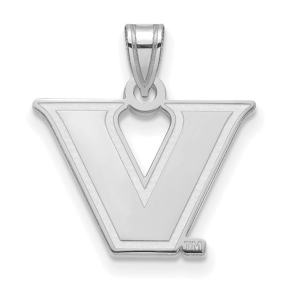 LogoArt Sterling Silver Vanderbilt University Small Pendant Necklace