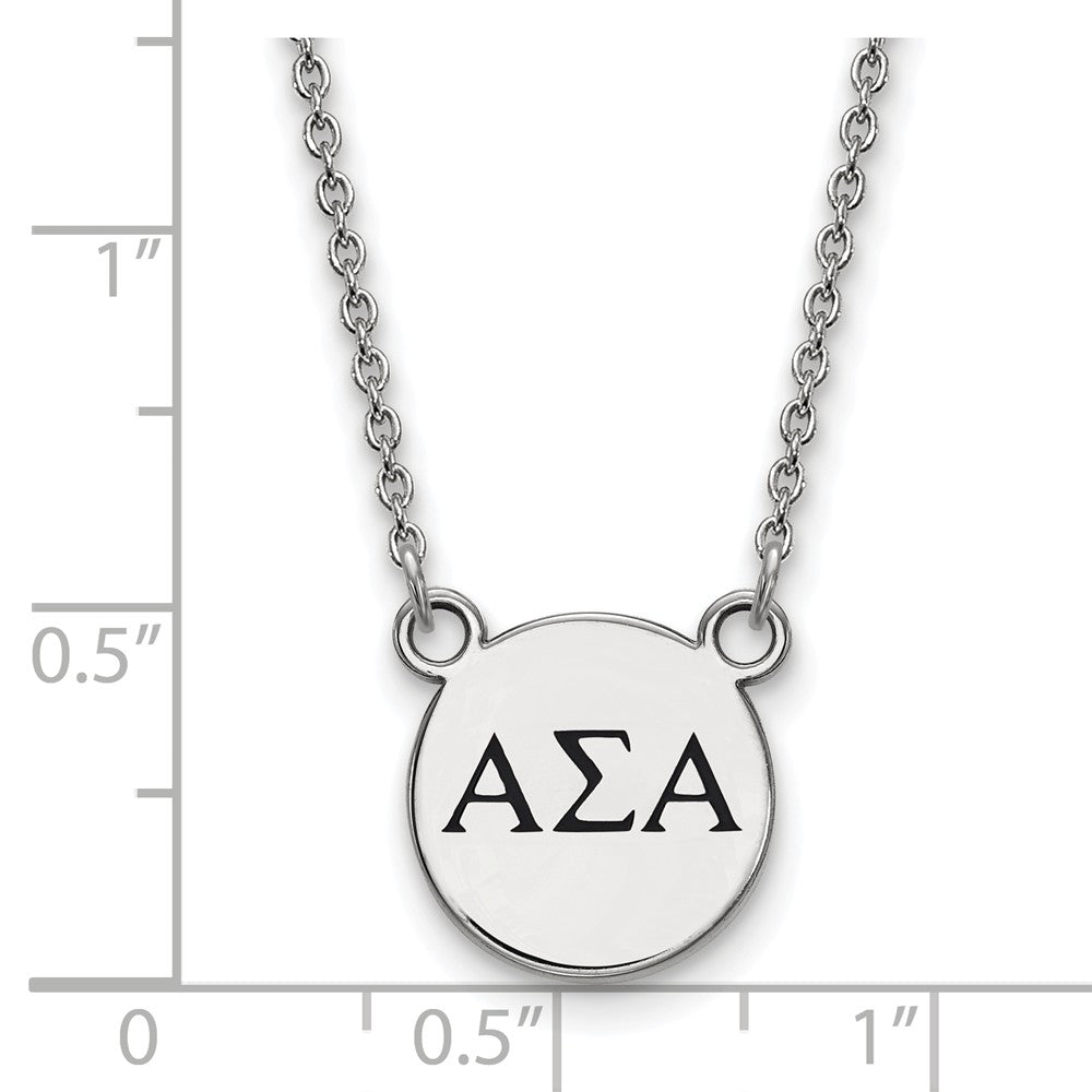 LogoArt Sterling Silver Virginia Tech Xs Pendant Necklace