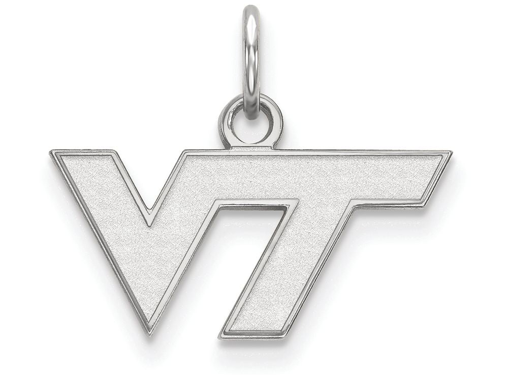 LogoArt Sterling Silver Virginia Tech Xs Pendant Necklace