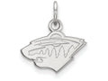 LogoArt Sterling Silver Minnesota Wild Xs Pendant Necklace