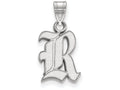 LogoArt Sterling Silver Rice University Small Pendant Necklace