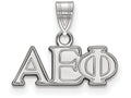 LogoArt Sterling Silver Alpha Epsilon Phi Small Pendant Necklace