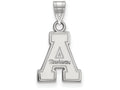 LogoArt Sterling Silver Appalachian State University Small Pendant Necklace