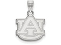 LogoArt Sterling Silver Auburn University Small Pendant Necklace