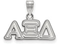 LogoArt Sterling Silver Alpha Xi Delta Small Pendant Necklace