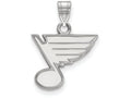 LogoArt Sterling Silver St. Louis Blues Small Pendant Necklace