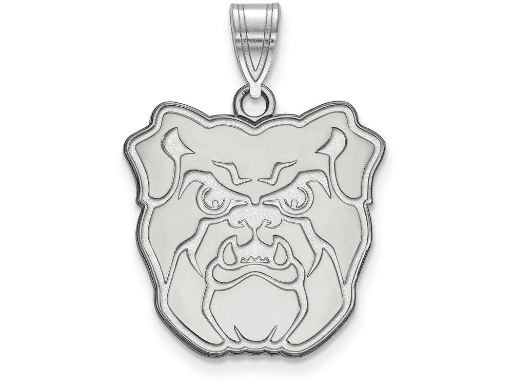 LogoArt Sterling Silver Butler University Large Pendant Necklace