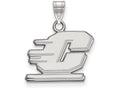 LogoArt Sterling Silver Central Michigan University Small Pendant Necklace