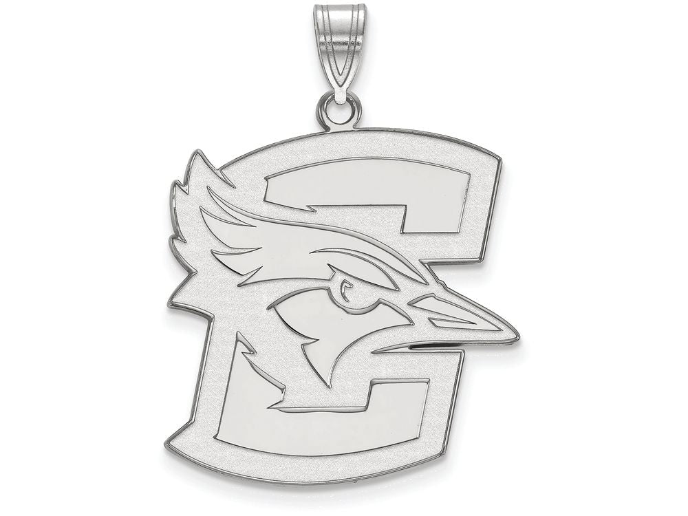 LogoArt Sterling Silver Creighton University XL Pendant Necklace