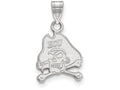 LogoArt Sterling Silver East Carolina University Small Pendant Necklace