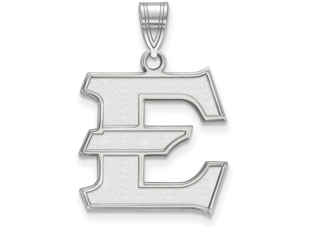 LogoArt Sterling Silver East Tennessee State Large Pendant Necklace