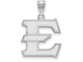 LogoArt Sterling Silver East Tennessee State Large Pendant Necklace