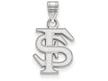 LogoArt Sterling Silver Florida State University Small Pendant Necklace