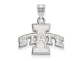 LogoArt Sterling Silver Iowa State University Small Pendant Necklace