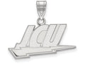 LogoArt Sterling Silver John Carroll University Large Pendant Necklace