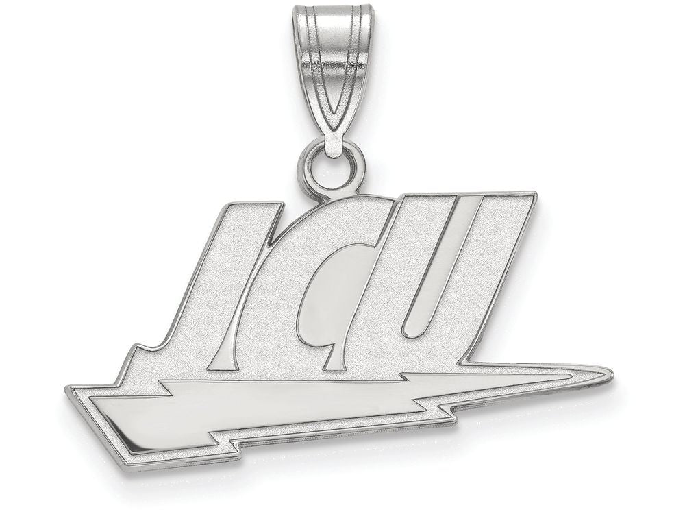 LogoArt Sterling Silver John Carroll University Large Pendant Necklace