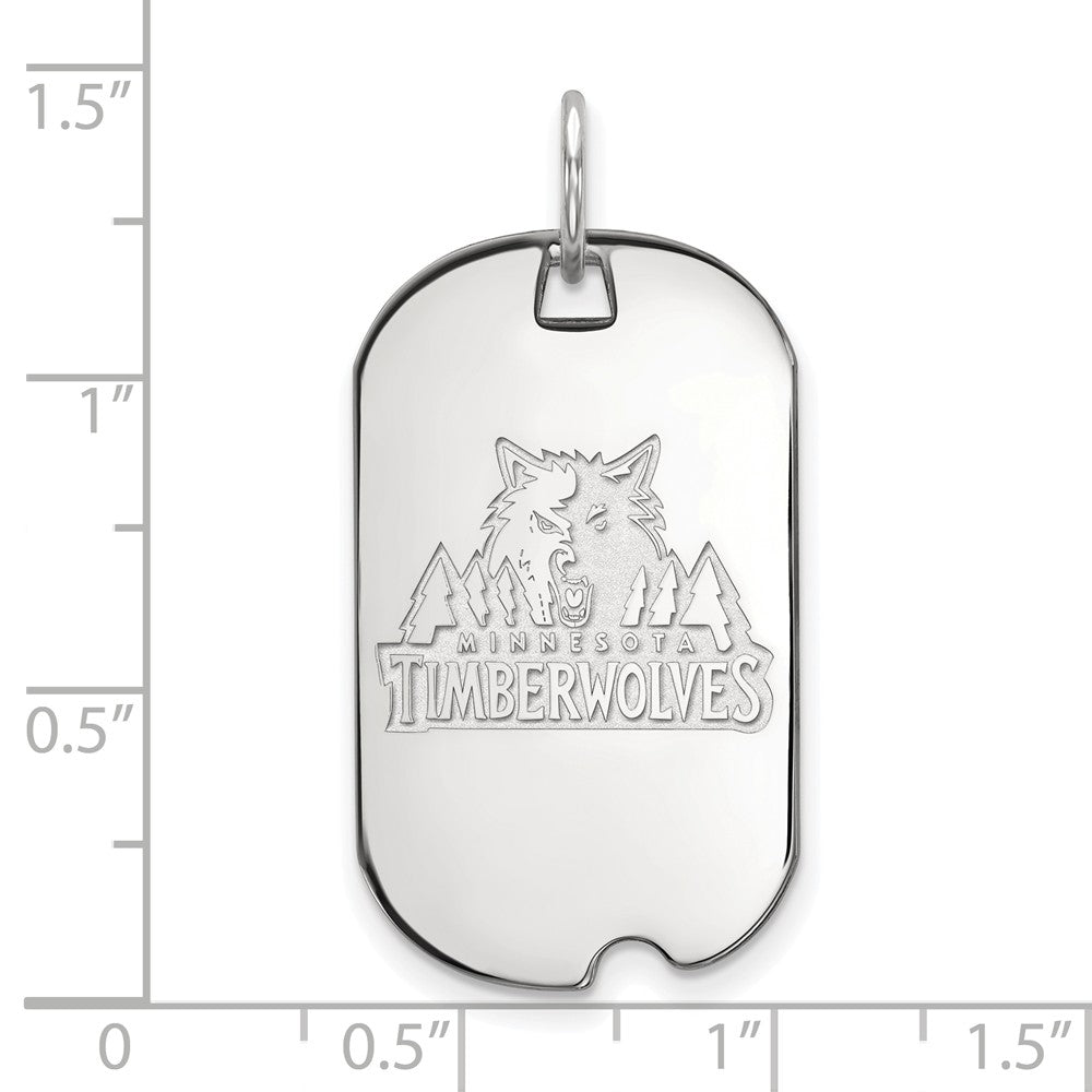 LogoArt Sterling Silver James Madison University Small Pendant Necklace