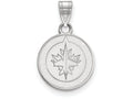 LogoArt Sterling Silver Winnipeg Jets Small Pendant Necklace