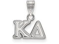 LogoArt Sterling Silver Kappa Delta Small Pendant Necklace