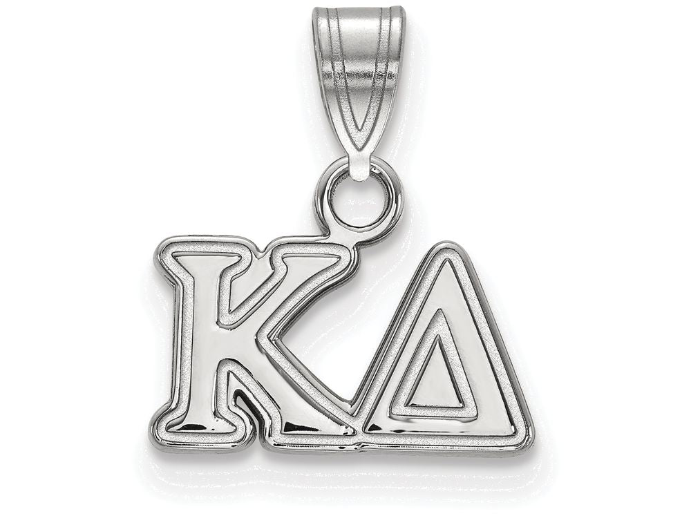 LogoArt Sterling Silver Kappa Delta Small Pendant Necklace