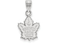 LogoArt Sterling Silver Toronto Maple Leafs Small Pendant Necklace
