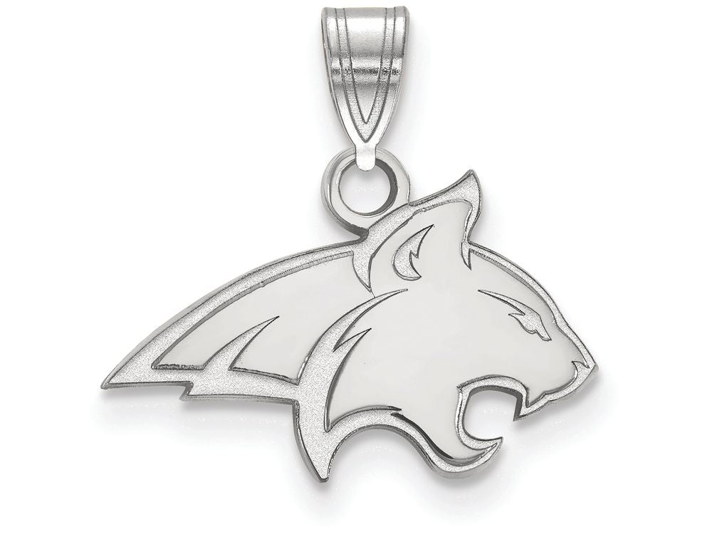 LogoArt Sterling Silver Montana State University Small Pendant Necklace