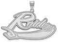 LogoArt Sterling Silver Mt Union College XL Pendant Necklace