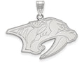 LogoArt Sterling Silver Nashville Predators Large Pendant Necklace