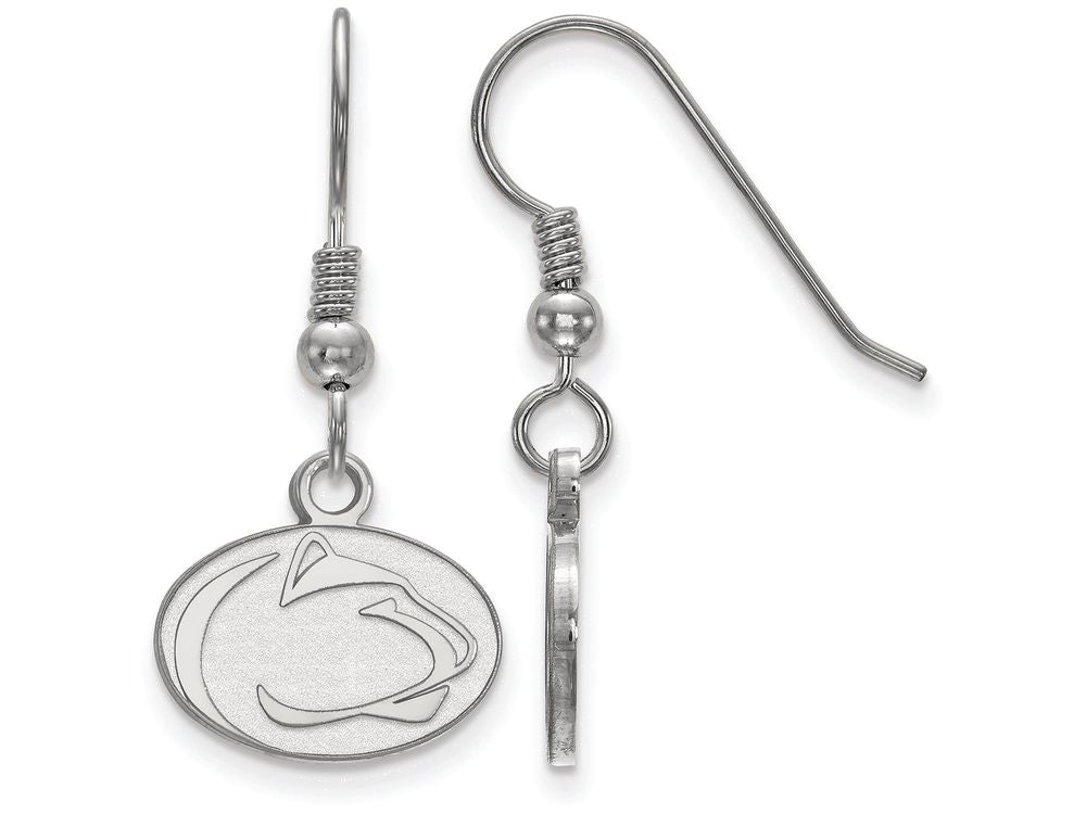 LogoArt Sterling Silver Penn State University Xs Dangle Earrings Wire