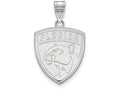 LogoArt Sterling Silver Florida Panthers Large Pendant Necklace