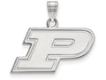 LogoArt Sterling Silver Purdue Small Pendant Necklace