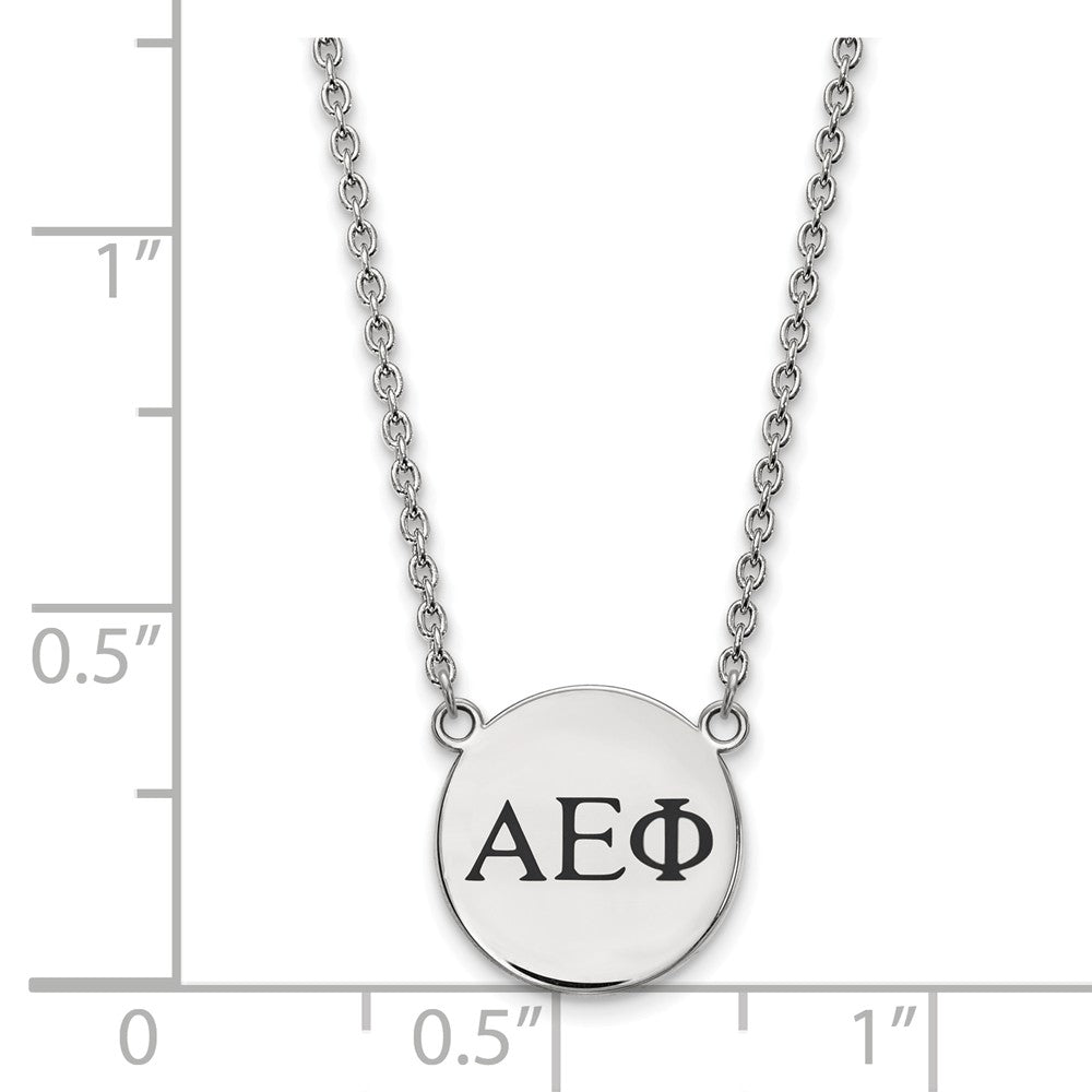 LogoArt Sterling Silver Quinnipiac University XL Pendant Necklace