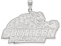 LogoArt Sterling Silver Southern University XL Pendant Necklace