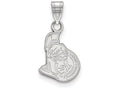 LogoArt Sterling Silver Ottawa Senators Small Pendant Necklace
