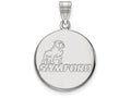 LogoArt Sterling Silver Samford University Large Pendant Necklace