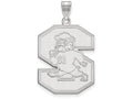 LogoArt Sterling Silver South Carolina State University XL Pendant Necklace